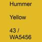 Preview: Hummer, Yellow, 43 / WA5456.